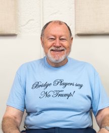 Jerry with a particularly apt T-shirt